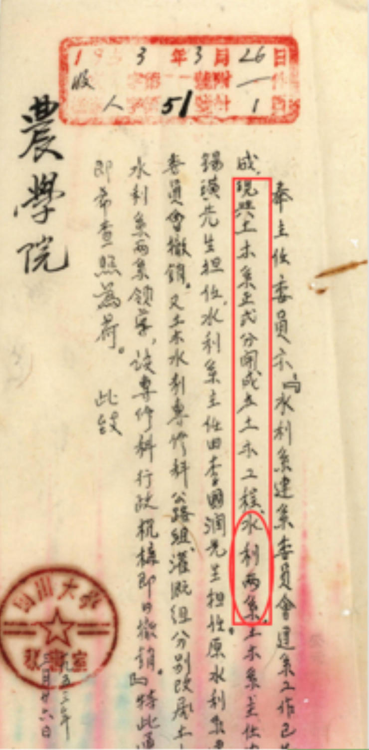 成立系部